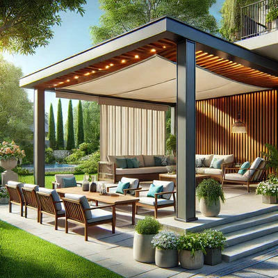 Install a pergola with integrated shade: Comfort and protection
