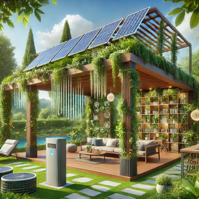 Ecological solutions for maximizing your pergola's efficiency.