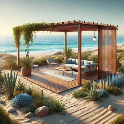 Pergola and Coastal Areas: Specifics for Installation and Maintenance